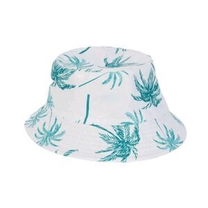 Palm Tree Reversible Bucket Hat Sun Hat